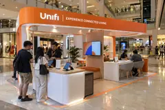 Unifi mall activation design reference with connected-living mall experience island