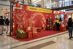 MR. DIY mall cny campaign design reference with mall cny entrance and home-gifting campaign wall