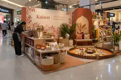 Kaison mall deepavali campaign design reference with home-decoration deepavali display island