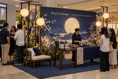 Royal Selangor mid-autumn festival design reference with mid-autumn tea and gifting portrait corner