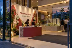 Mah Sing Group sales-gallery raya display design reference with evening sales-gallery festive reception