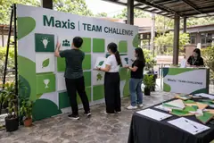 Maxis team building design reference with corporate team-building puzzle challenge